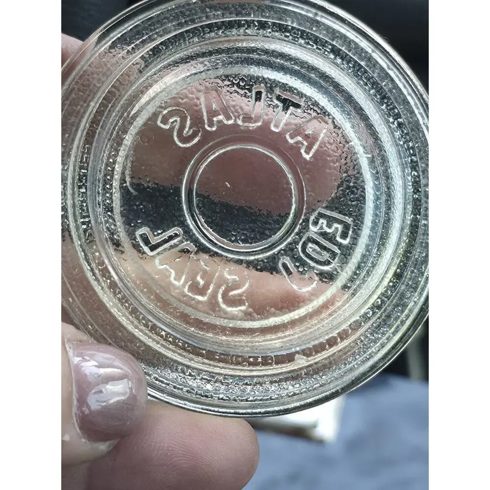 ATLAS EDJ SEAL Clear Glass Canning Jar Lids 2.5